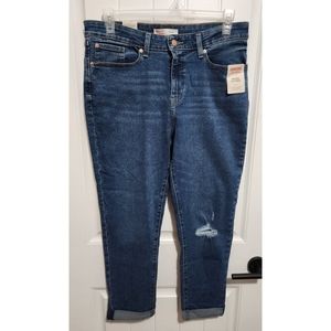 Levis Signiture mid rise boyfriend jeans Size 16 New NWT